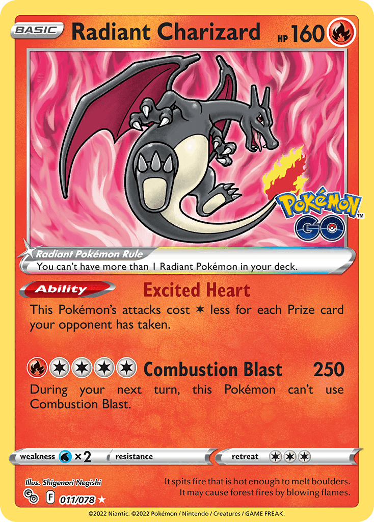 Radiant Charizard — Pokémon GO 11