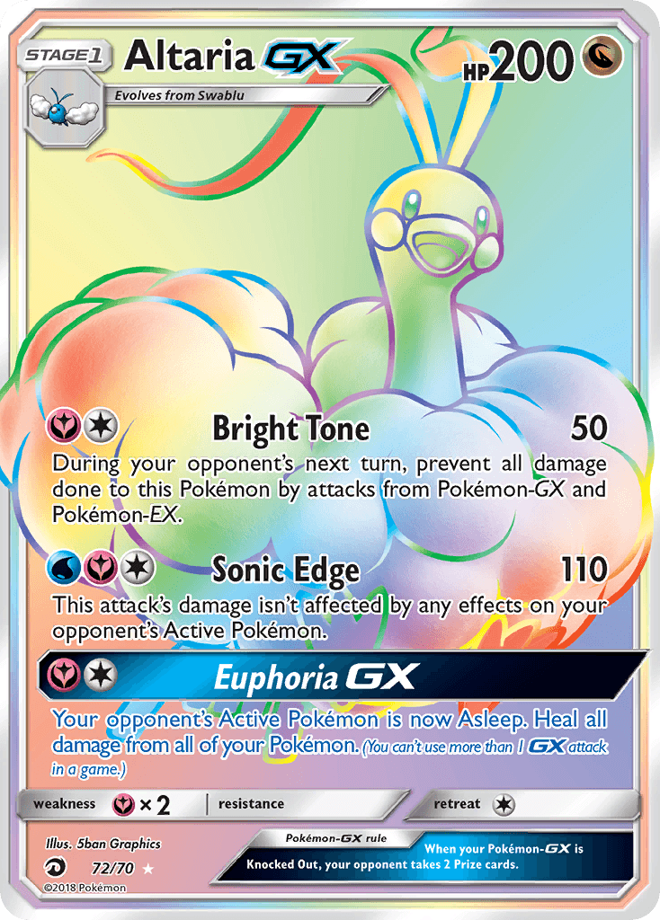 Altaria-GX — Dragon Majesty 72