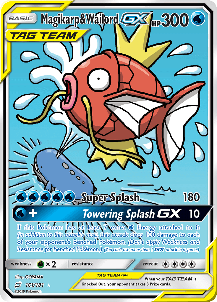 Magikarp & Wailord-GX — Team Up 161