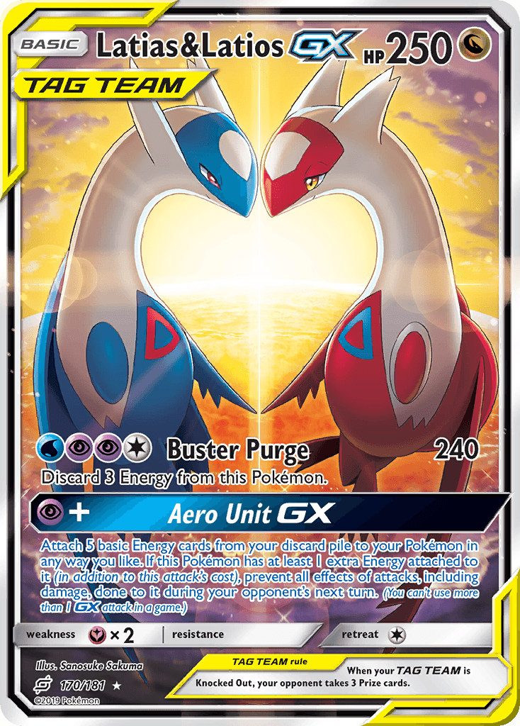 Latias & Latios-GX — Team Up 170