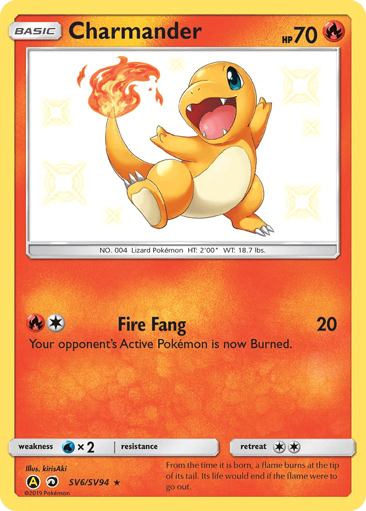 Charmander — Hidden Fates Shiny Vault SV6