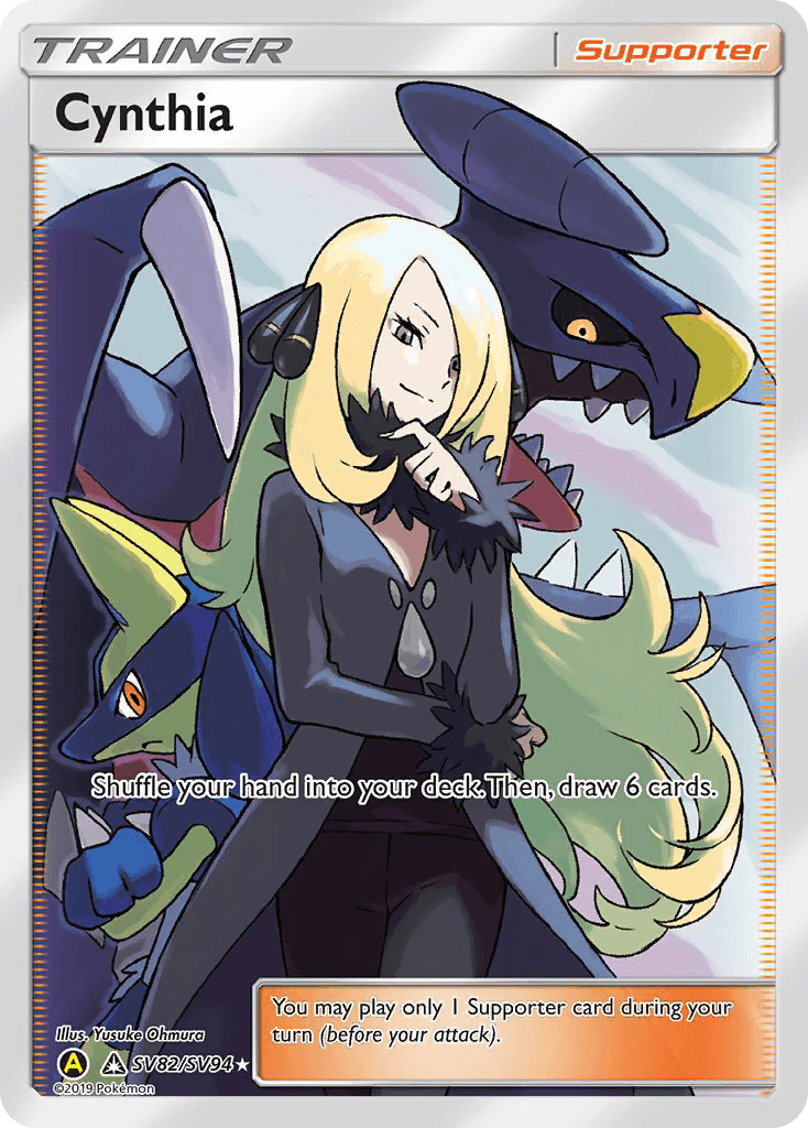 Cynthia — Hidden Fates Shiny Vault SV82