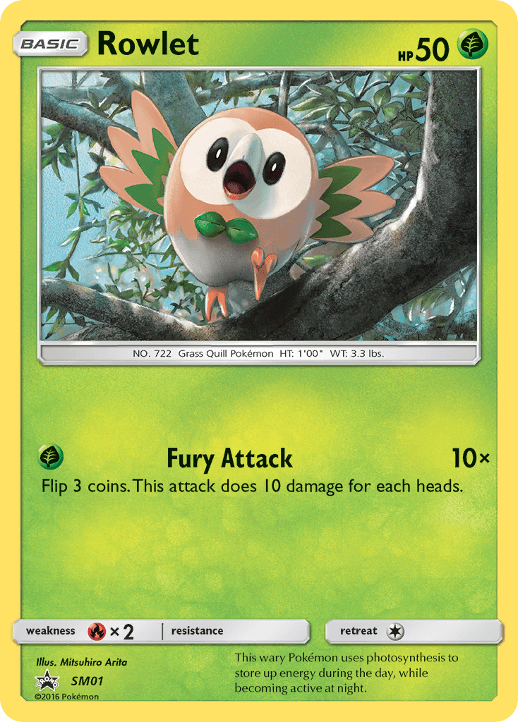 Rowlet — SM Black Star Promos SM01
