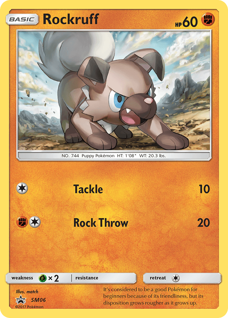 Rockruff — SM Black Star Promos SM06