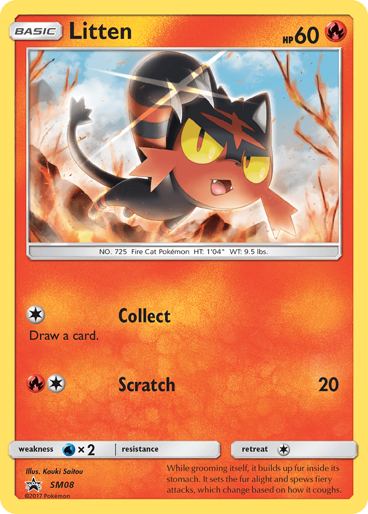 Litten — SM Black Star Promos SM08