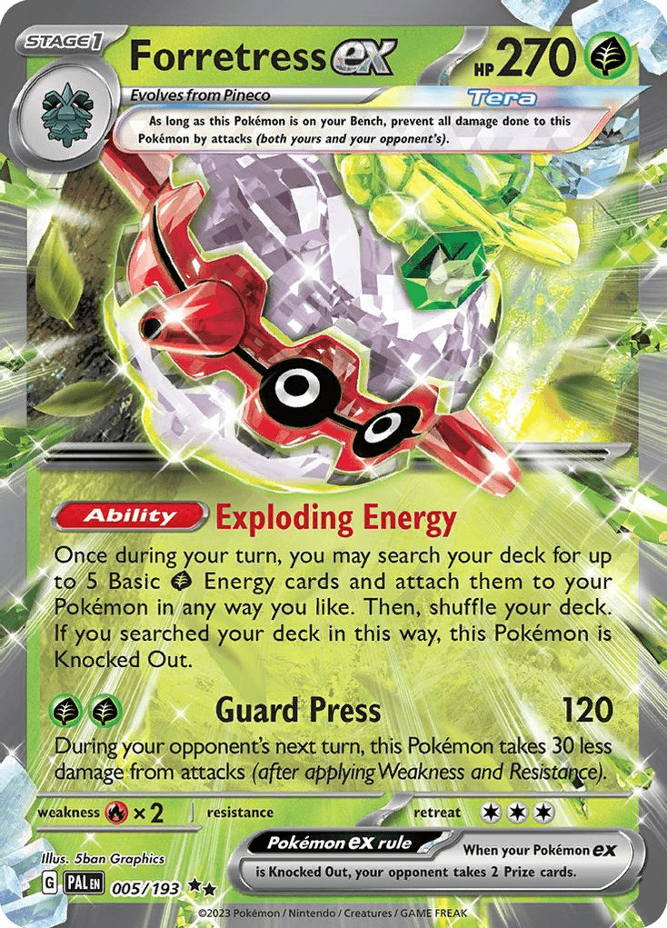 Forretress ex — Paldea Evolved 5