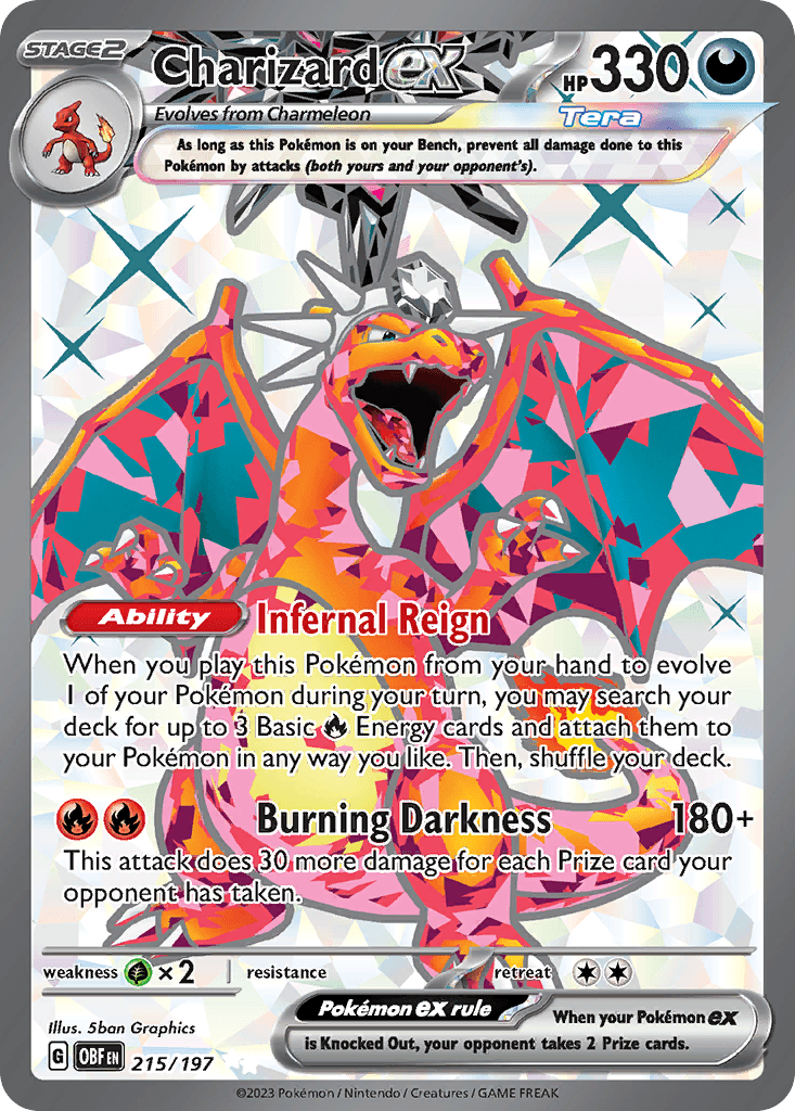 Charizard ex — Obsidian Flames 215