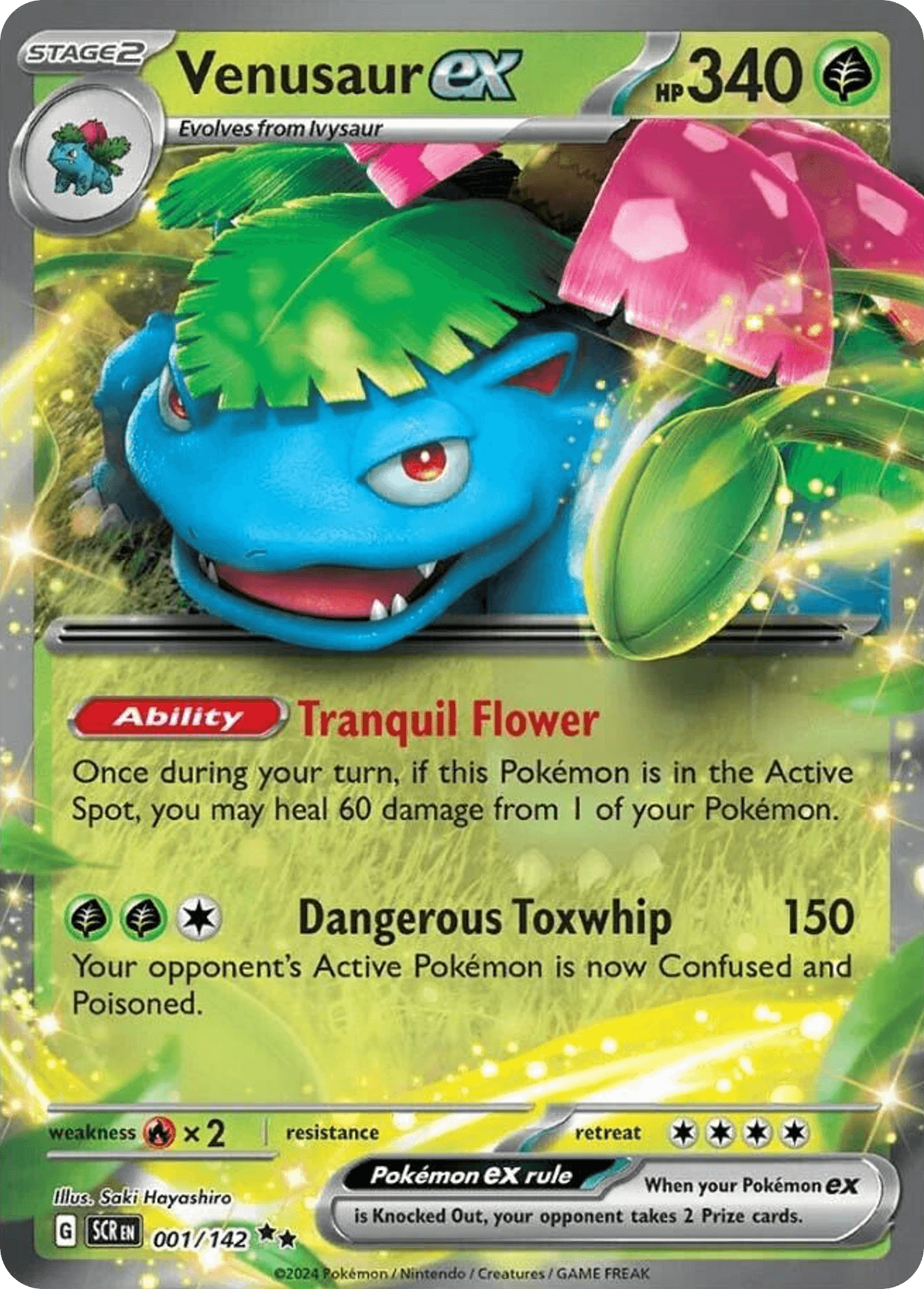 Venusaur ex — Stellar Crown 1