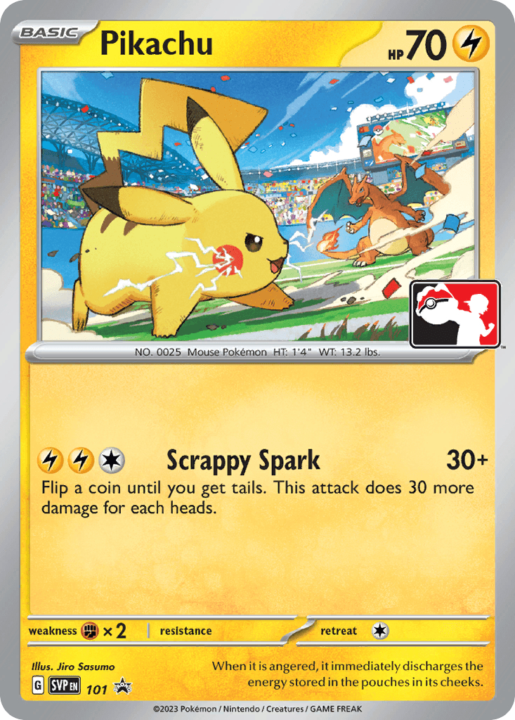 Pikachu — Scarlet & Violet Black Star Promos 101