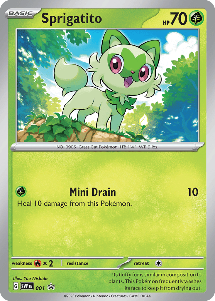 Sprigatito — Scarlet & Violet Black Star Promos 1