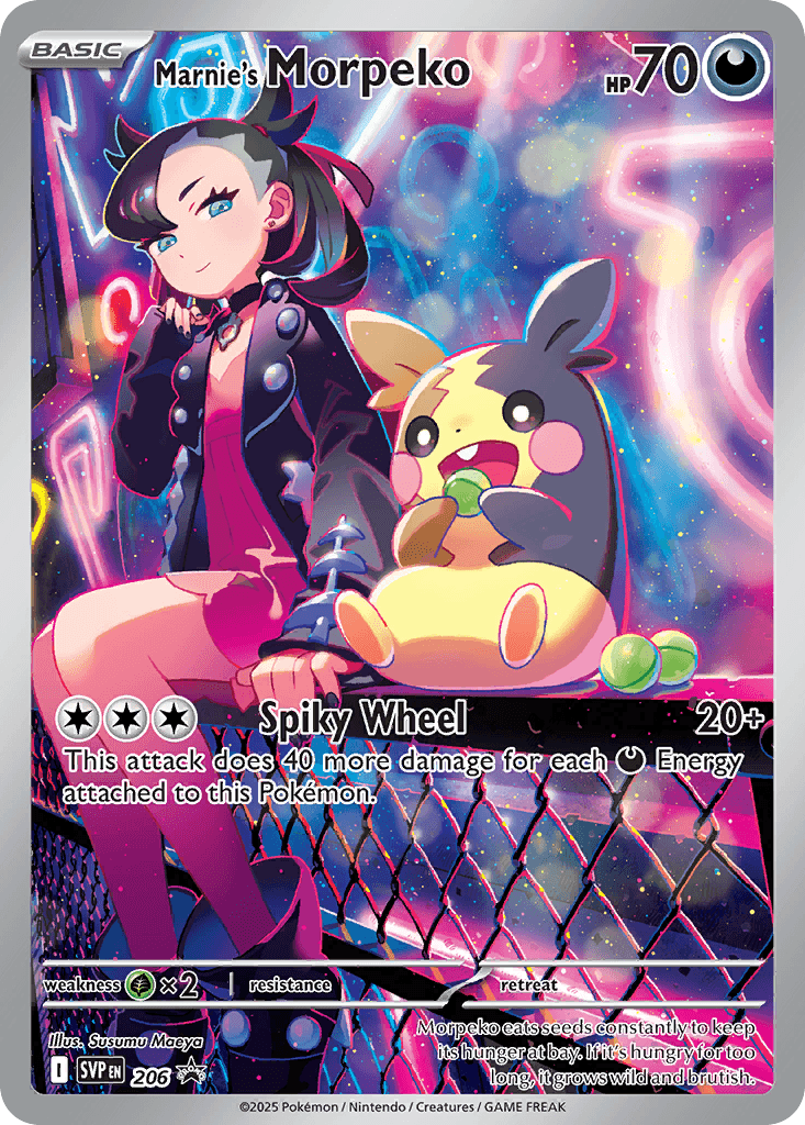 Marnie's Morpeko — Scarlet & Violet Promos 206
