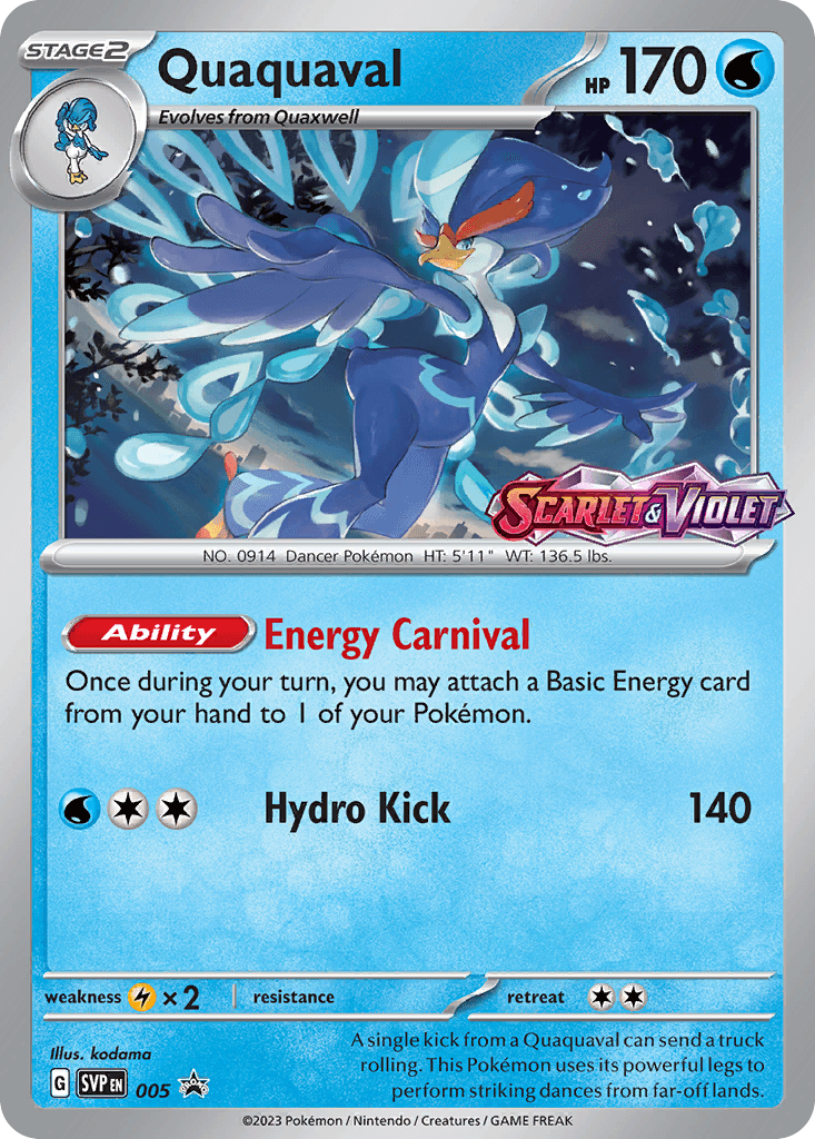 Quaquaval — Scarlet & Violet Black Star Promos 5