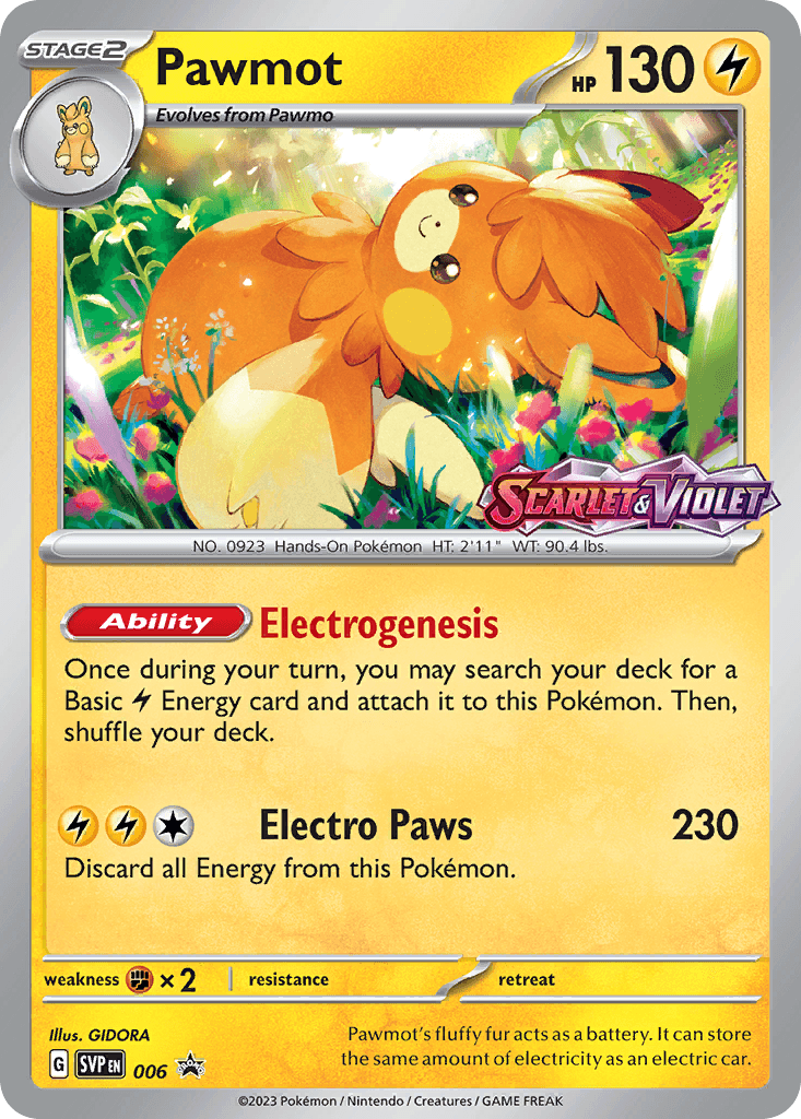 Pawmot — Scarlet & Violet Black Star Promos 6