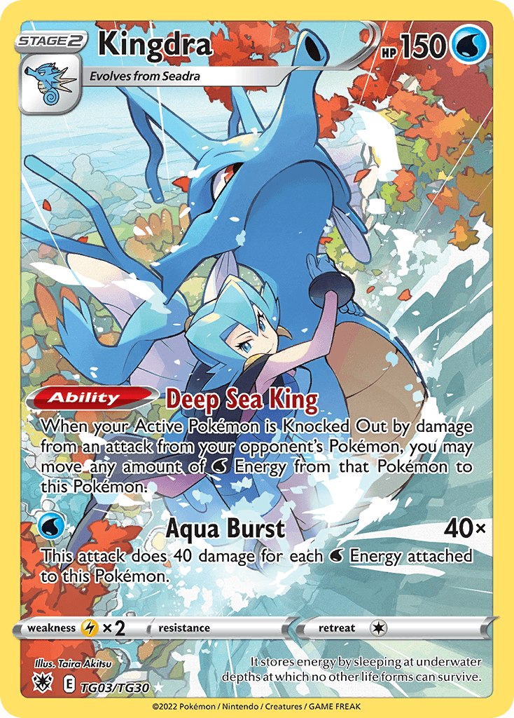 Kingdra — Astral Radiance Trainer Gallery TG03