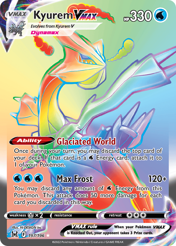 Kyurem VMAX — Lost Origin 197