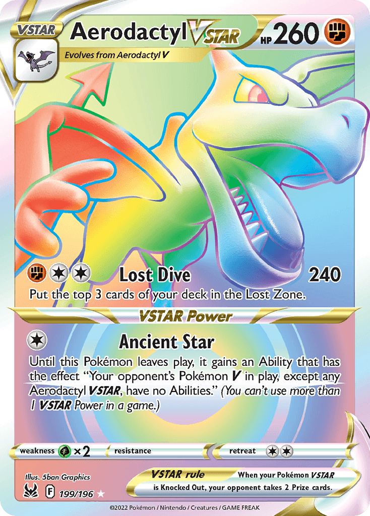 Aerodactyl VSTAR — Lost Origin 199