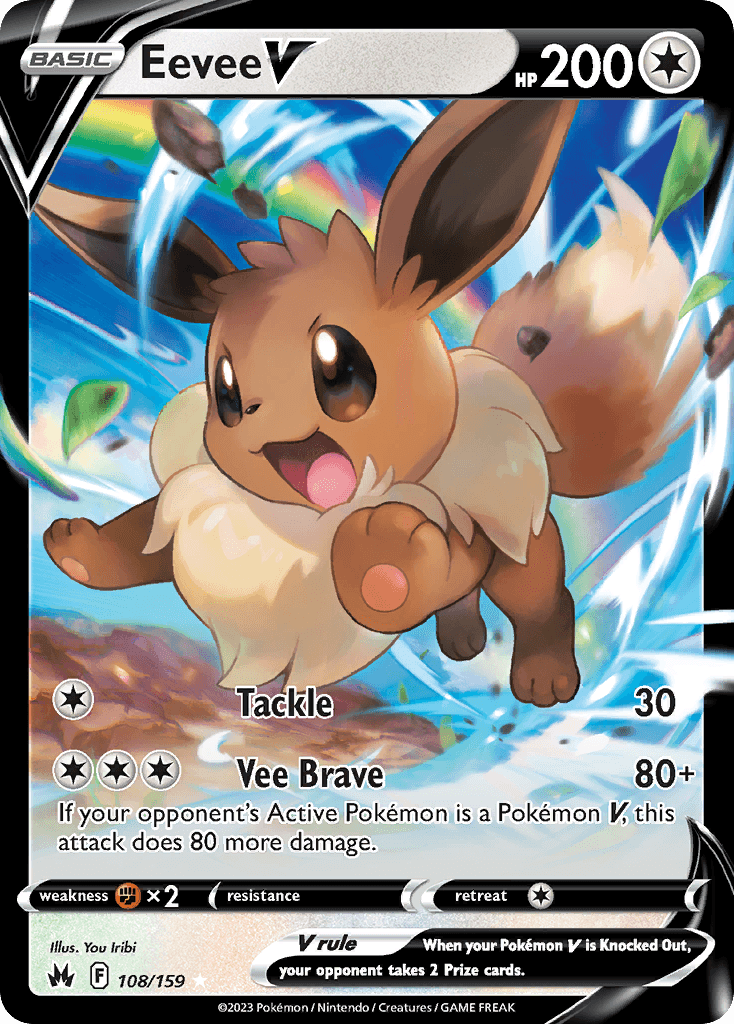 Eevee V — Crown Zenith 108