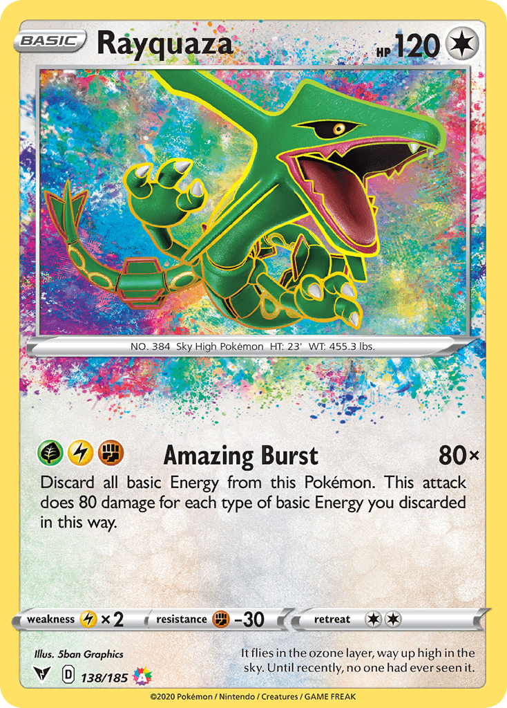 Rayquaza — Vivid Voltage 138