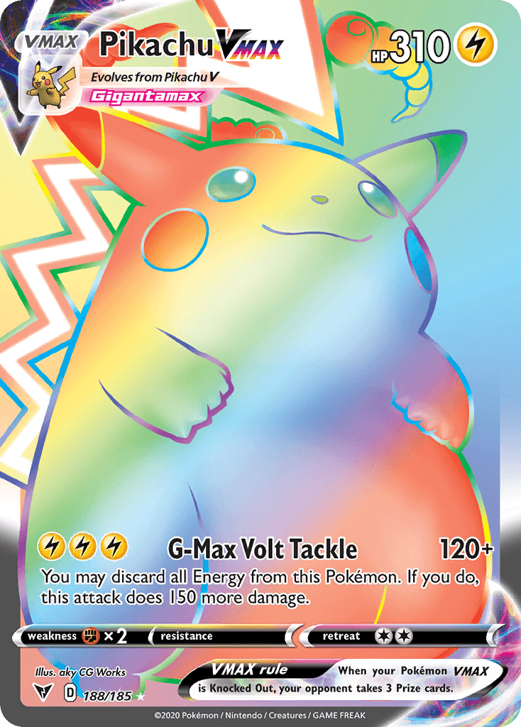 Pikachu VMAX — Vivid Voltage 188