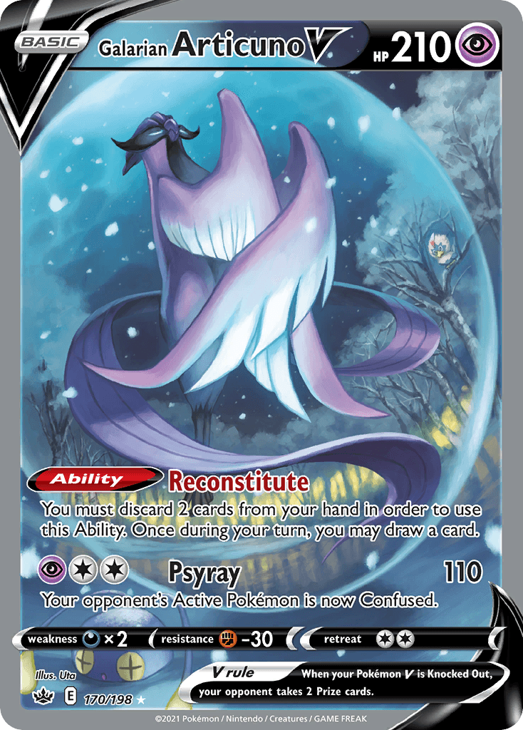 Galarian Articuno V — Chilling Reign 170