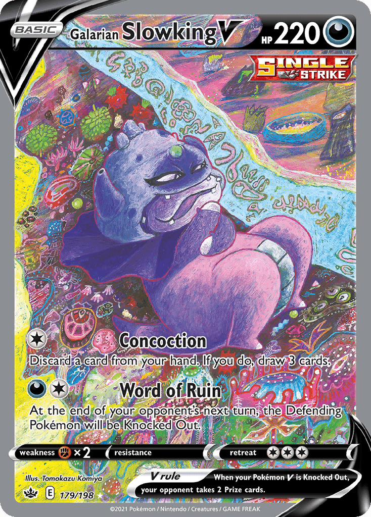 Galarian Slowking V — Chilling Reign 179