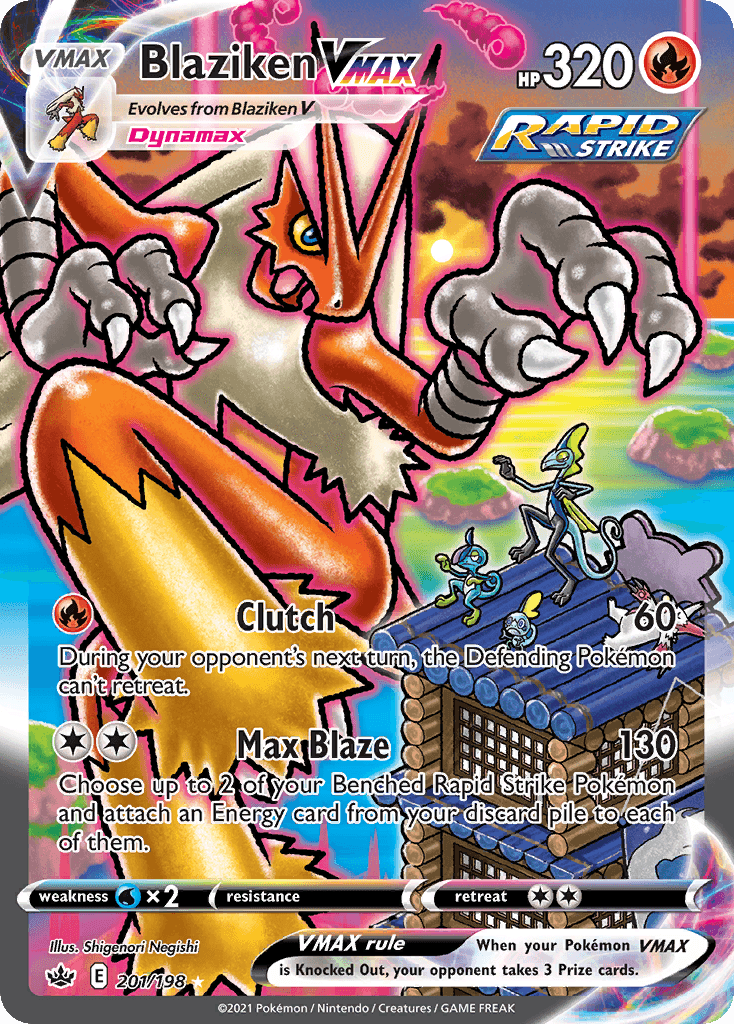 Blaziken VMAX — Chilling Reign 201