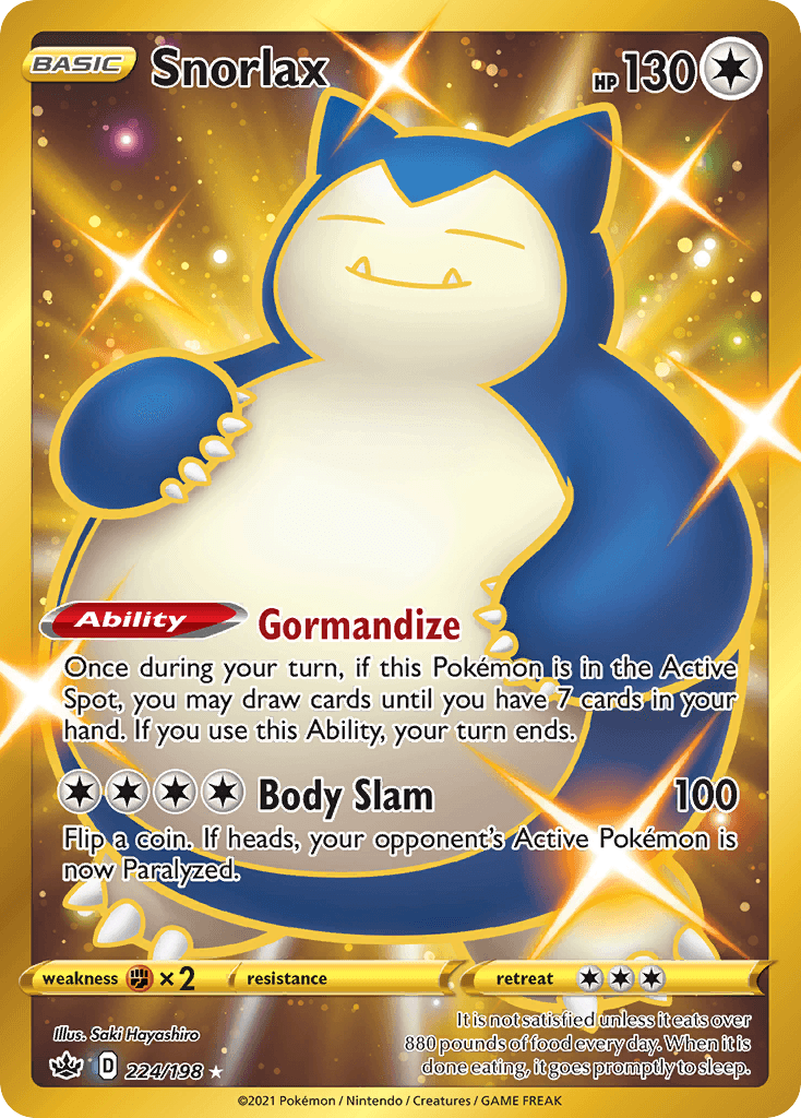 Snorlax — Chilling Reign 224