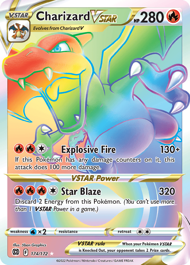 Charizard VSTAR — Brilliant Stars 174
