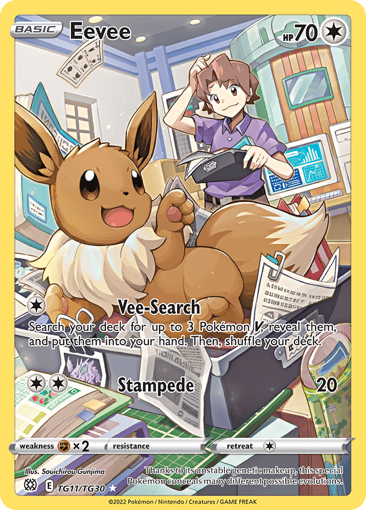 Eevee — Brilliant Stars Trainer Gallery TG11