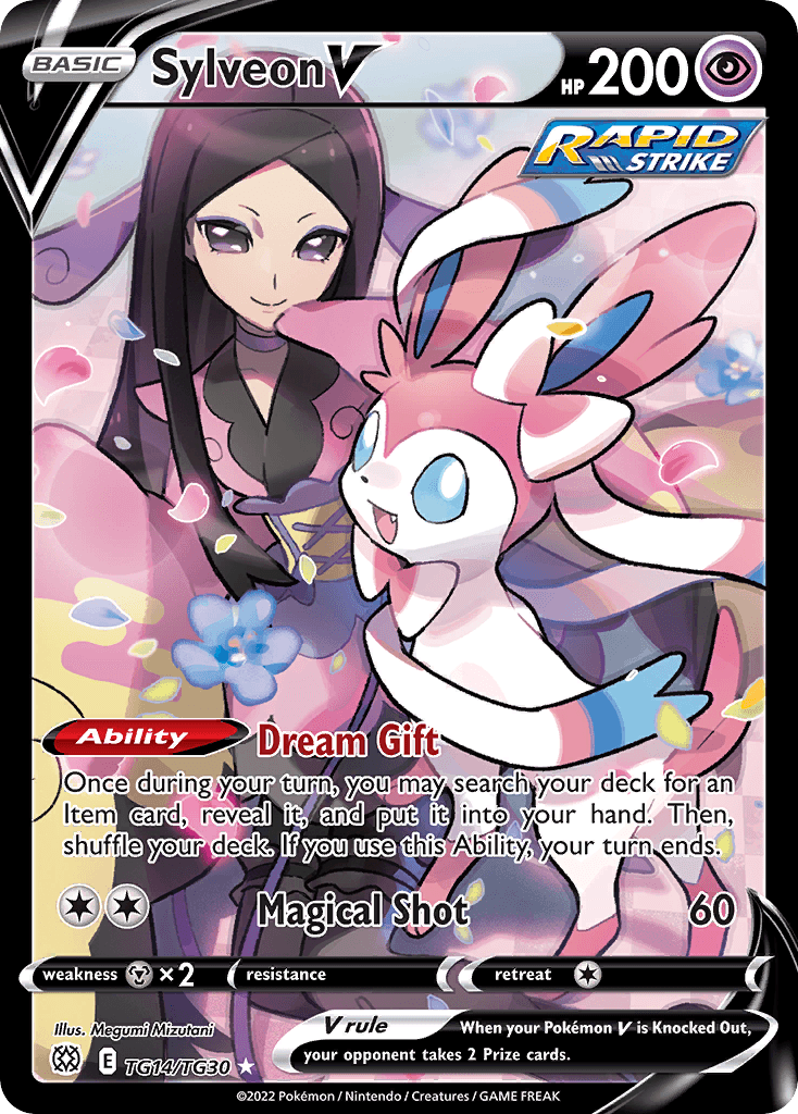 Sylveon V — Brilliant Stars Trainer Gallery TG14