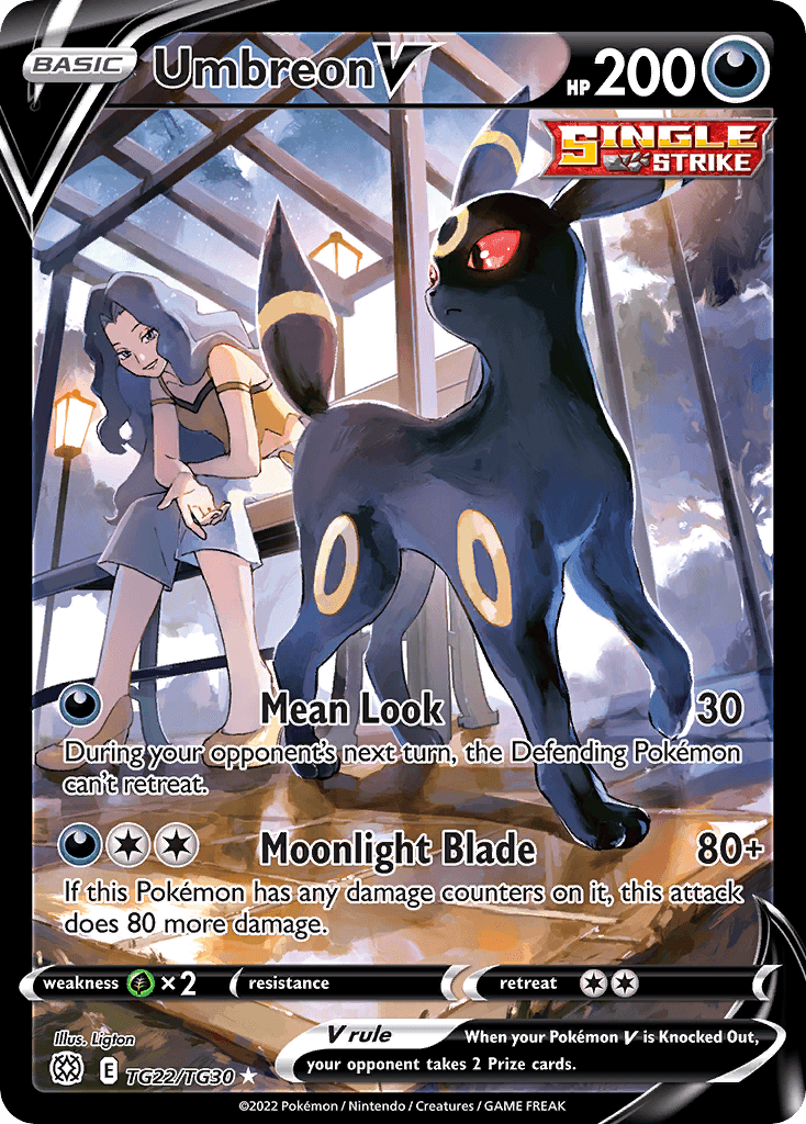 Umbreon V — Brilliant Stars Trainer Gallery TG22