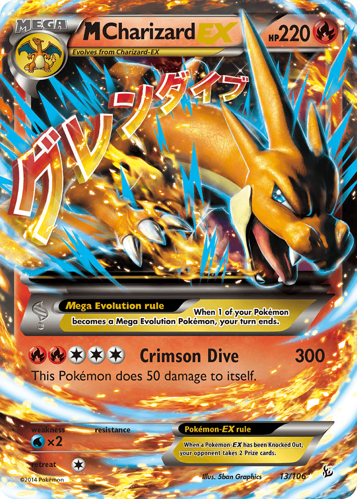 M Charizard-EX — Flashfire 13
