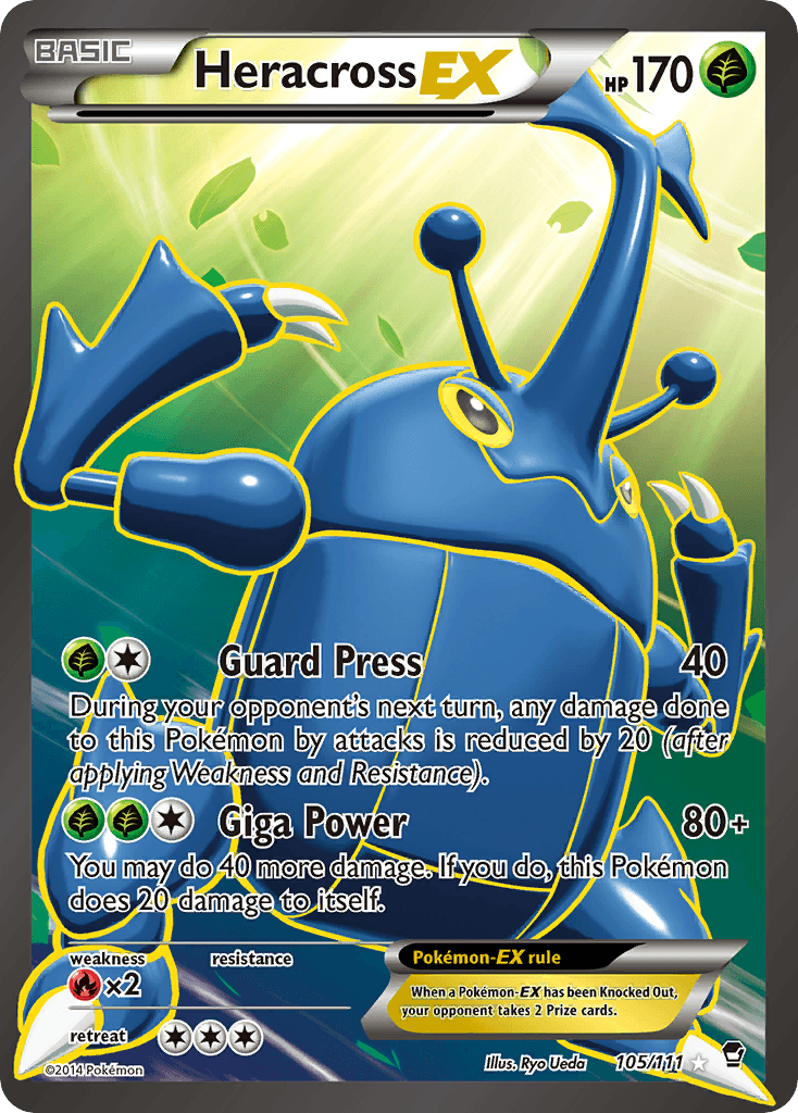 Heracross-EX — Furious Fists 105