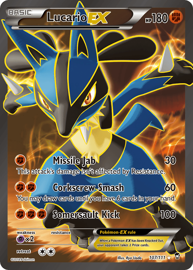 Lucario-EX — Furious Fists 107