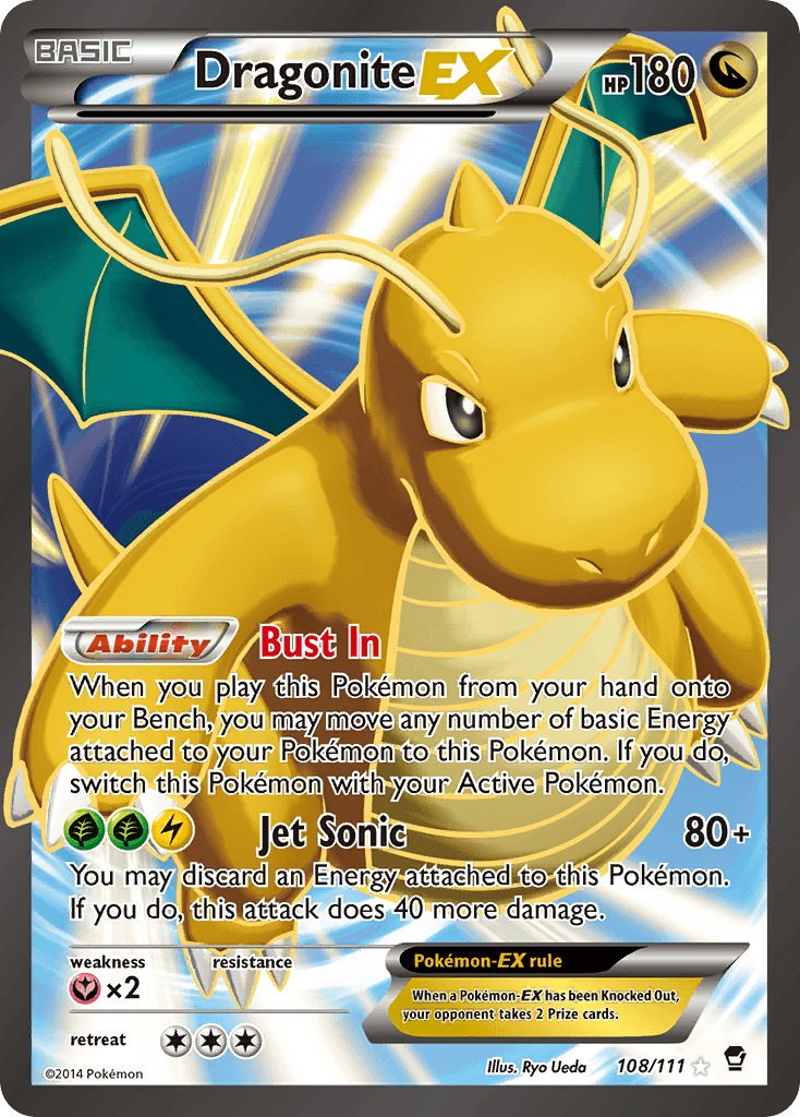 Dragonite-EX — Furious Fists 108