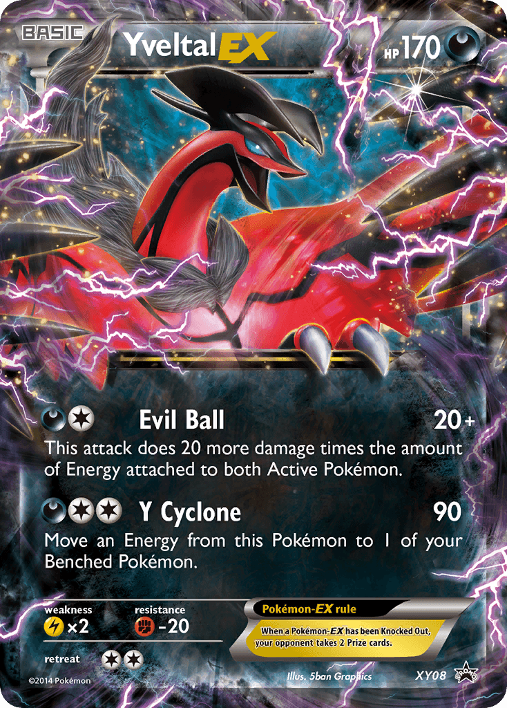 Yveltal-EX — XY Black Star Promos XY08