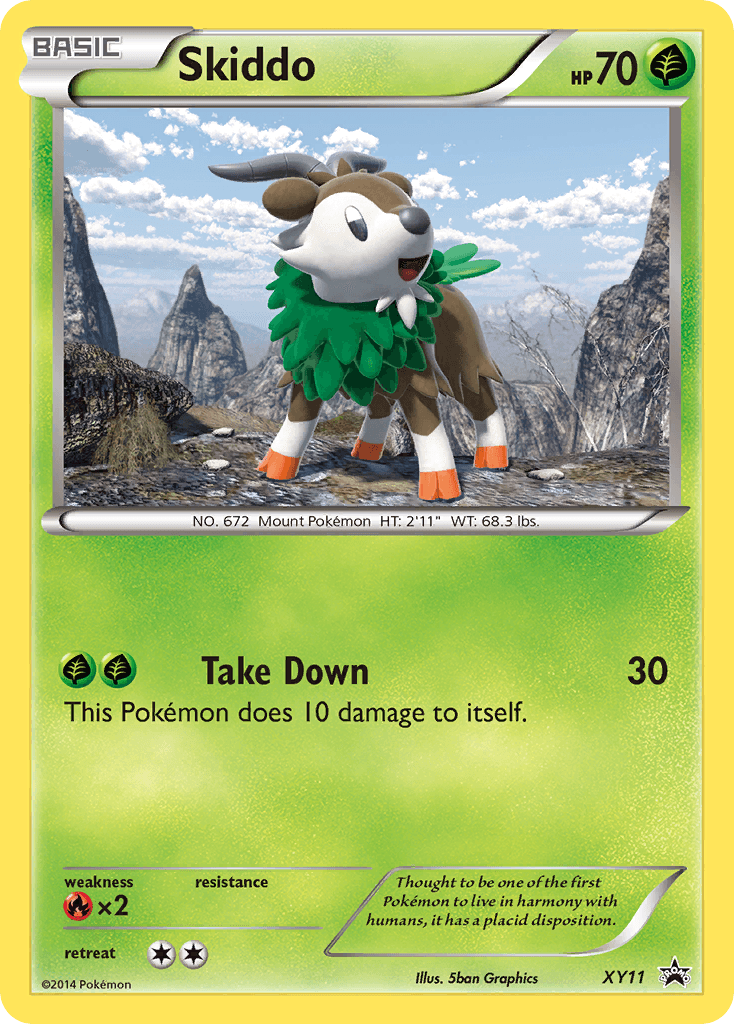 Skiddo — XY Black Star Promos XY11