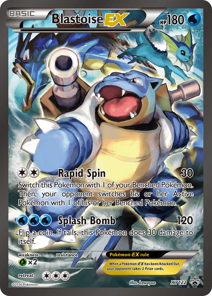Blastoise-EX — XY Black Star Promos XY122