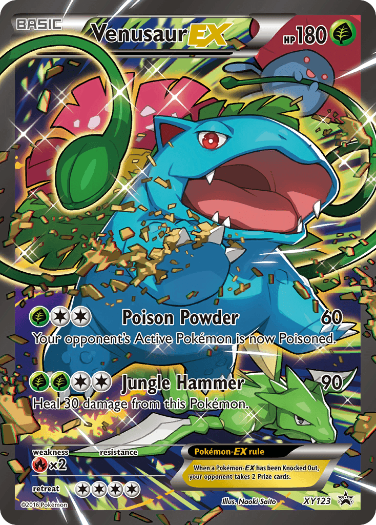 Venusaur-EX — XY Black Star Promos XY123