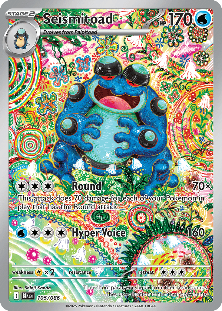 Seismitoad — Black Bolt 105