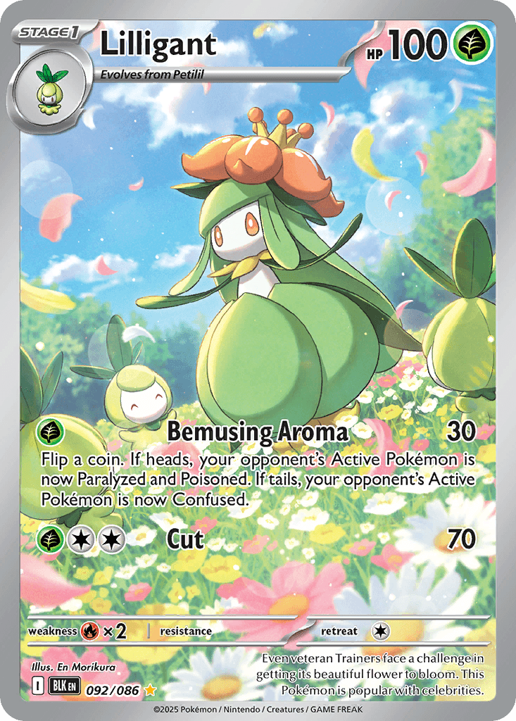 Lilligant — Black Bolt 92